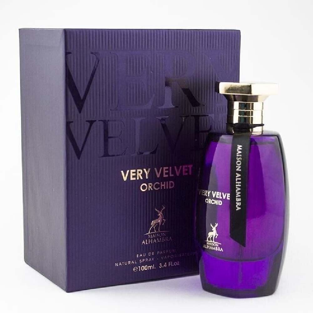 VERY VELVET ORCHID BY MAISON ALHAMBRA EAU DE PARFUM 100ML 3.4 FL.OZ. FOR WOMEN