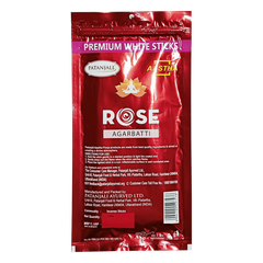 Patanjali Aastha Agarbatti W Stick Rose, New,With Exquisite, Soothing & Long Lasting Aroma |110gm