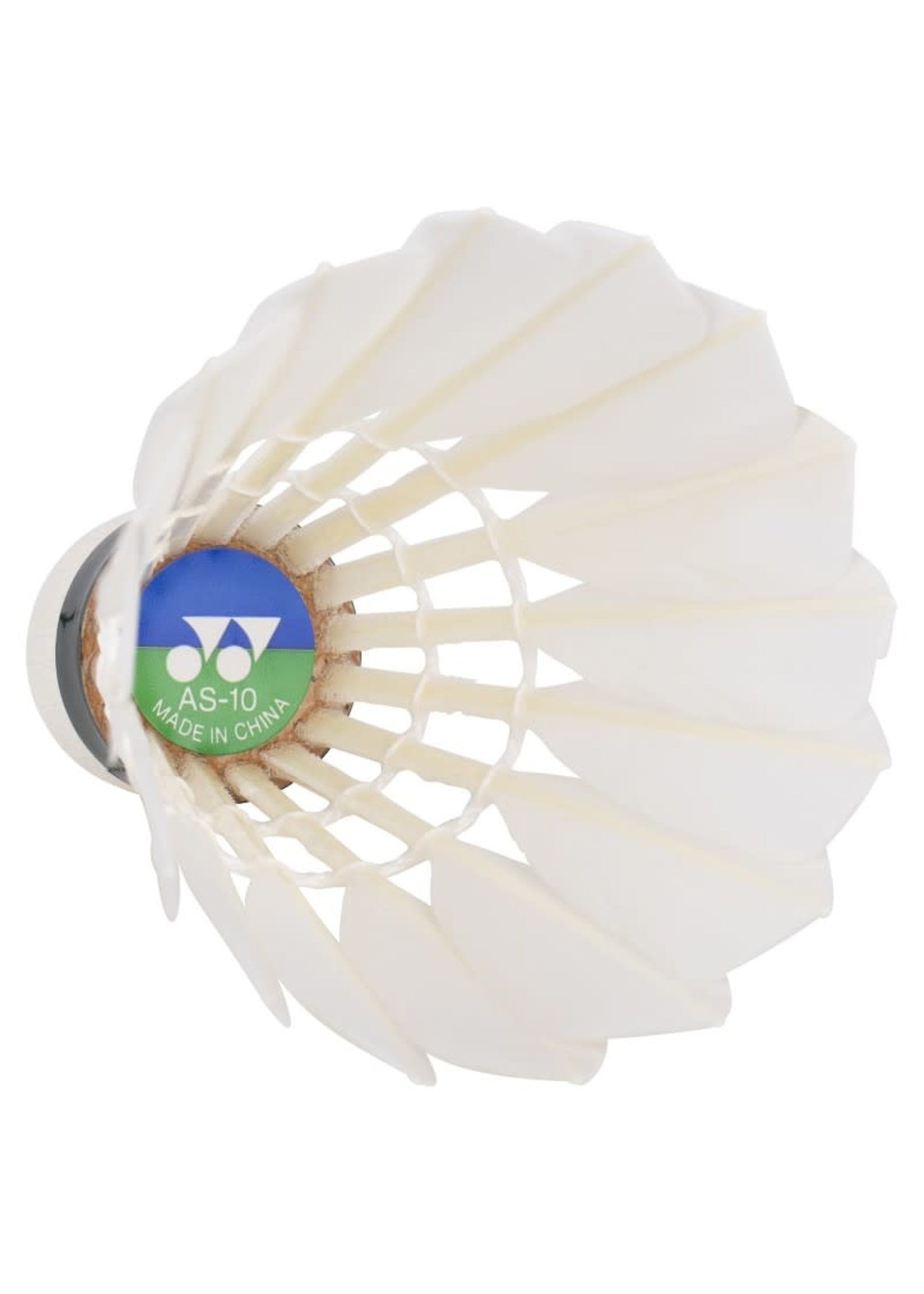 Yonex Aerosensa 10 Feather Badminton Shuttlecock , White | Pack Of 10